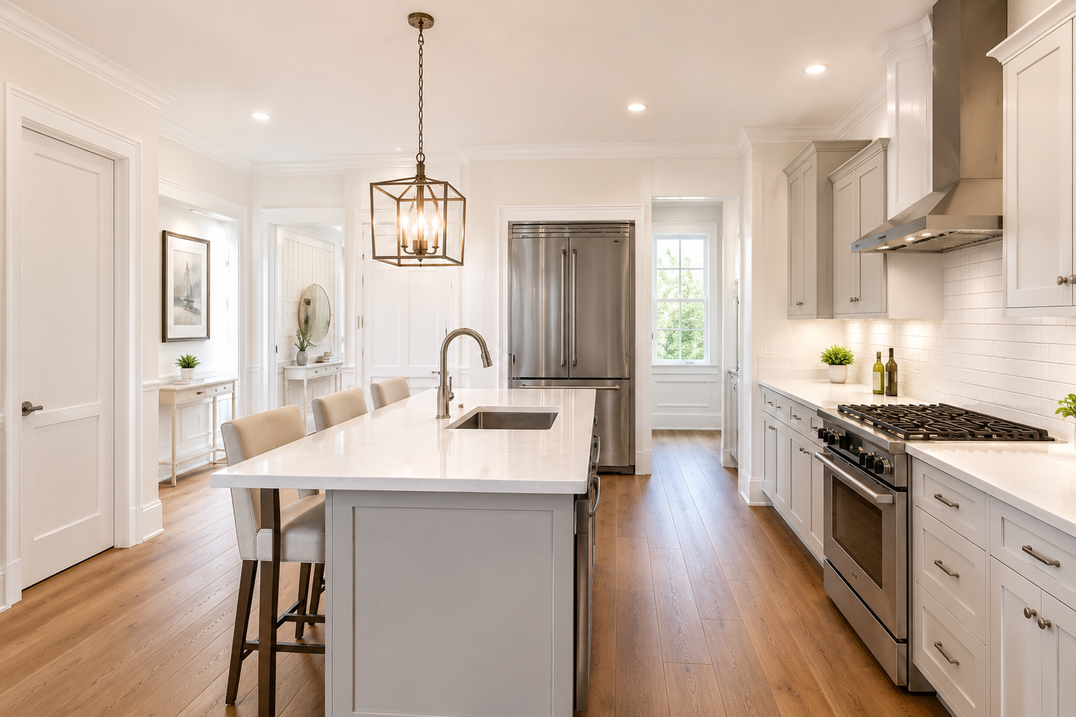 Custom kitchen finishes selected by Urban Signature Homes buyers